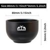 Grandslam Razor and Brush Stand with Double Stainless Steel Design Shave Soap Bowl Set for Shaving Brush and Straight Razors, Barber Razors, Safety Razors Black view 4