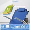 Lifting Bed Backrest, Portable Folding 5- Gears Adjustable Sit-Up Back Rest, Multi-Function Back Rest Bed Folding Disability Bed Backrest Support view 2