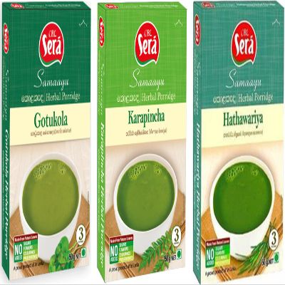 CBL Samaayu Herbal Porridge Mix Pack of 3 by Serendib