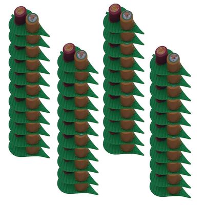 PMK E Store PMK E Store plastic Kumkum and Turmeric Leaf Shaped Plastic Thamboolam /Thambulam/tambulam Combo Set with Pasupu Kumkum Leaf| Haldi Kumkum Tambulam Set| Kumkum and Turmeric Leaf Shaped