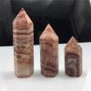 1Pc Natural Rhodochrosite Crystal to Improve Mood Healing Point Gemstone Hexagonal Column Stone Mineral Home Decoration,5-6cm view 1