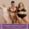 AIRCUTE Washable Urinary Incontinence Underwear for Women Absorbent Seamless High Waist Leak Protective Panty 3 Pack, Blush-blush-blush, Large view 2