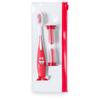 Children's Hourglass Sand Clock Case Set with Toothbrush (Red) view 1