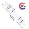12.6" Waterproof Clear Super Soft Double Headed Silicone Supplies, Easy to Clean view 2