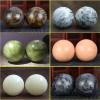 1Pair 50mm Natural Jade Ball Fitness Handball Quartz,Waves Jade view 2