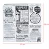 Tocnvoe - 200 pcs Greaseproof Paper for Food, Old Newspaper Pattern, 19X17 cm, Paper Bag, Wrap Bag, Durable, Moisture and Grease Resistant, for Sandwiches, Hamburgers, Snacks view 3