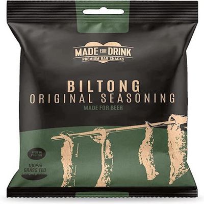 Made for Drink Biltong, Brown, 30 g x 6 (Pack of 1)