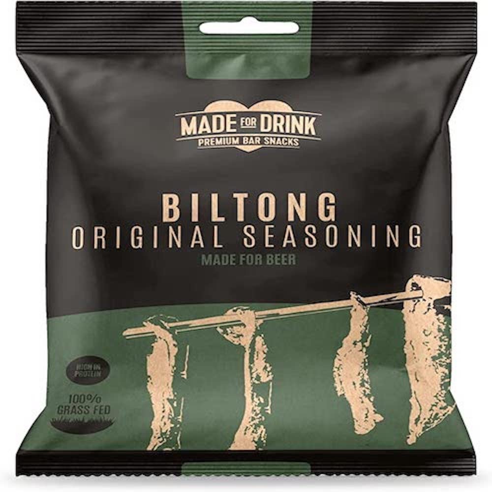 Made for Drink Biltong, Brown, 30 g x 6 (Pack of 1)