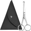 YNR 10CM Premium Nose Hair Scissors, Rounded Tip for Trimming Small Details Facial Hair, Ear Hair, Eyebrow view 1