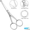 YNR 10CM Premium Nose Hair Scissors, Rounded Tip for Trimming Small Details Facial Hair, Ear Hair, Eyebrow view 2