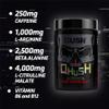 USN Qhush Black Frosted Lemon Pre Workout 220G: Explosive Energy Drink PowderHigh Caffeine Energy Supplement With Vitamin B6 Complex For Focus And Performance view 2