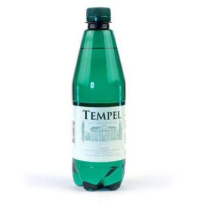 SORINA Tempel Natural Mineral Water - Sparkling Water Bottle- Case of 12 x 500ml Water Bottles (Pack of 12)