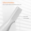 ACWOO Eyebrow Hair Removal for Women Men, Upgraded Mini Portable Eyebrow Trimmer, Painless Face Hair Shaver Electric Eyebrow Razor for Brows Face Cheek Lips Peach Fuzz view 3