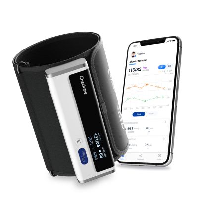 CheckMe Armfit Bluetooth Blood Pressure Machine for Home Use, Automatic Upper Arm Blood Pressure Monitor(22-42cm), BP Machine with Unlimited Storage, App for iOS/Android, Multi-User Management