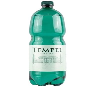 SORINA Tempel Natural Mineral Water - Sparkling Water Bottle- Case of 12 x 500ml Water Bottles (Pack of 6)