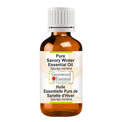 Greenwood Essential Pure Savory Winter Essential Oil (Satureja Montana) Steam Distilled 50ml (1.69 oz)