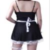 Aedericoe French Maid Outfit Halloween Costume Women Cosplay Maid Dress Lingerie and Apron view 4