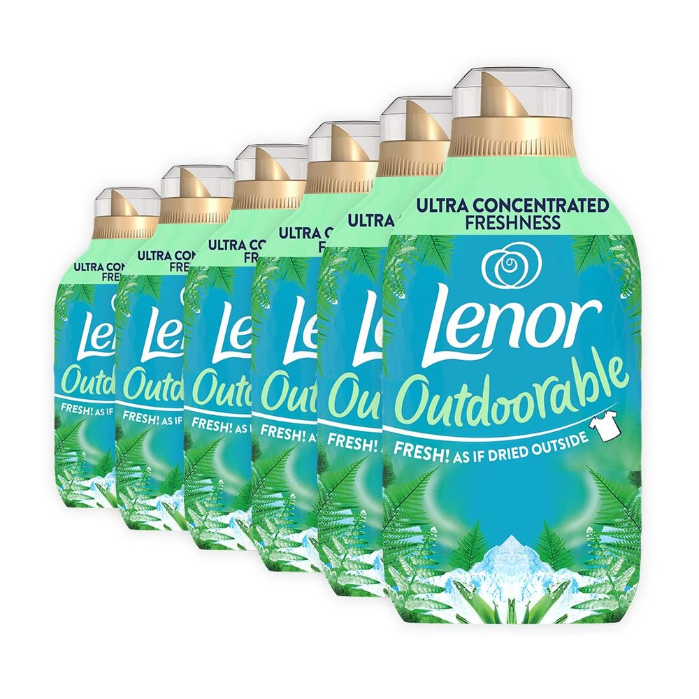Lenor Outdoorable Fabric Conditioner 210 Washes, 6x490ml, Northern Solstice - Ultra Concentrated Freshness