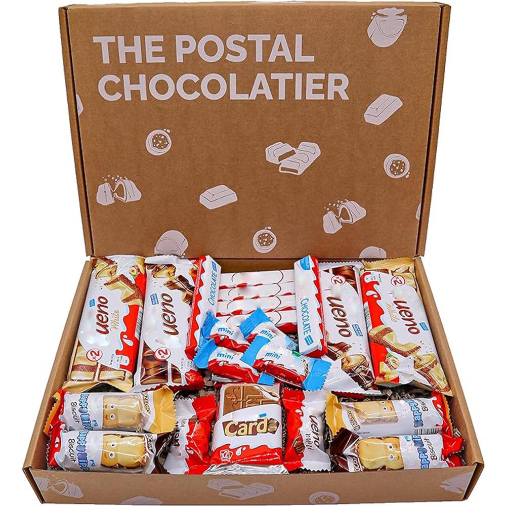 Chocolate Bueno Hamper Box with White Chocolate, Hippo, Bueno, Large Variety Premium Selection Box For Kinds, Him and Her, Birthday, Celebrations, Last Minute Gifts