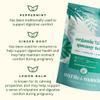 Myrtle & Maude - Queasy Days Herbal Tea - Morning Sickness Support and Nausea Relief - 100% Organic Peppermint & Ginger Tea - 45 Tea Bags - Caffeine Free - Certified Vegan (3 Pack of 15 Tea Bags) view 2