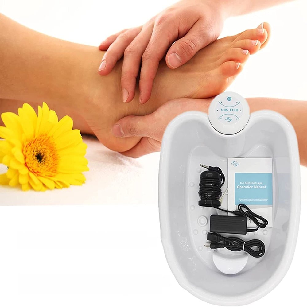 XJZHANG Detox Foot Spa Machine, Foot Bath Detox Foot Bath Machine Foot Massager Detox Aqua Spa System Cleanse for Home USE