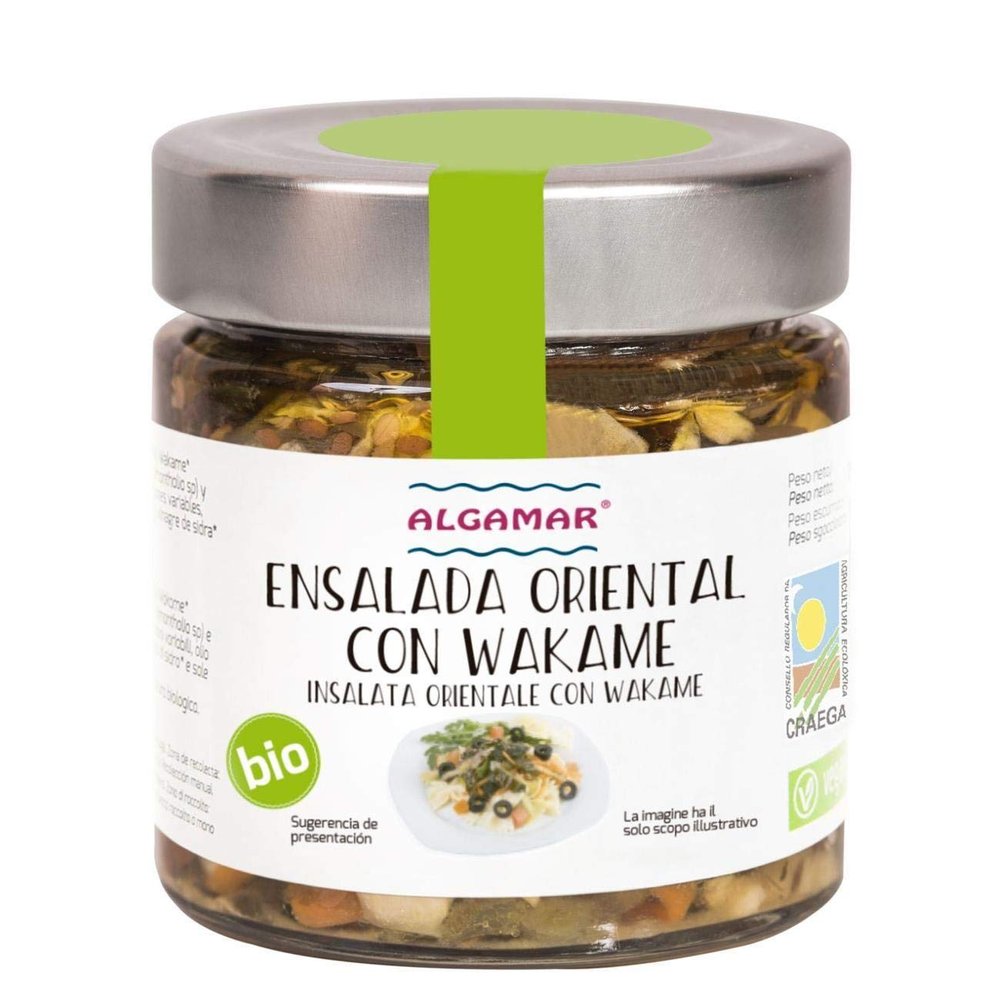 Oriental salad with Wakame Bio Algamar 180 g
