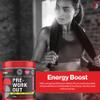 Gold Pre Workout Supplements direct - Delicious Berry Energy Drink with Creatine, Caffeine, Beta Alanine, Citrulline Malate, Amino Acids, Beta Alanine, Vitamin B, Vitamin B12 view 3