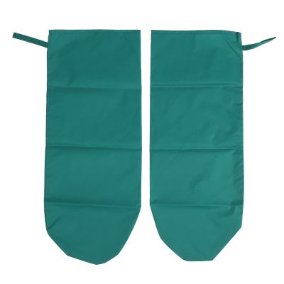 1 Pair Patient Transfer Gloves Slide Sheet Assist Moving Elderly Reusable for Patient Turning Repositioning (Green)