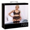 Abierta Fina Suspender Set Schwarz S view 1