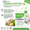 Migraine Relief Feverfew + Ginger + Vitamin B2 Riboflavin 400mg per Capsule - Migrasoothe + Herbs NHS Recommended Ingredients UK Made Stress, Headaches Tremors & Energy Vegan. Vitamin B2 400 [60] view 4