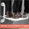 Wall Mounted Shower Seat, Folding Bathroom Stool, Folding Shower Seat Wall, Folding Shower Chair With Armrest 2 In 1 Multifunctional Foldable Bathroom Shower Bench For Elderly, Disabled, Pregnant Woma view 3