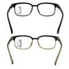 SIKAITE 2 Pack Unisex Rectangular Progressive Multifocal Computer Reading Glasses Blue Light Blocking Readers Eyeglasses for Men Women (black and brown, 3.5, multiplier_x) view 4