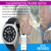 FIVE SENSES Smart Atomic Talking Watch with Voice Reminders and App Control for Seniors and Visually Impaired - A Great Gift for Blind Men and Women, Talking Watches for The Blind view 3