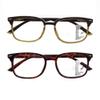SIKAITE 2 Pack Unisex Rectangular Progressive Multifocal Computer Reading Glasses Blue Light Blocking Readers Eyeglasses for Men Women (brown and leopard, 2.0, multiplier_x) view 2
