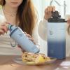 BOTTLE BOTTLE Stainless Steel Protein Shaker Bottle with Handle for Men and Women 770ml(26oz) Insulated Metal Gym Water Bottles for Protein Powder(blue) view 4