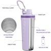 BOTTLE BOTTLE Stainless Steel Protein Shaker Bottle with Handle for Men and Women 770ml(26oz) Insulated Metal Gym Water Bottles for Protein Powder(purple) view 2
