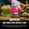 Hip Pop Living Soda, Low Calorie, 100% Natural, Vegan, Pink Grapefruit, 12 x 330 ml view 4