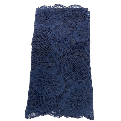 LINED' LACE PICC Line Sleeve Cover for Cancer Chemo, Diabetes Freestyle Libre, Lymes Disease (LINED 7" NAVY)