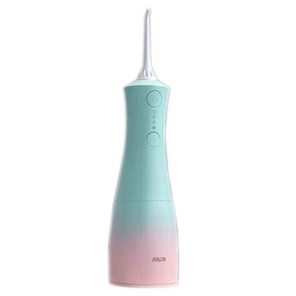 Water Flosser Cordless Teeth Cleaner, Ipx8 Waterproof 360 Swivel Portable Cordless Dental Oral Irrigator 300ml for Deep Cleaning With 4 Modes 4 Nozzles