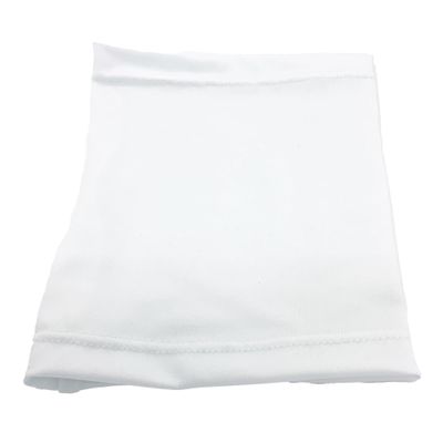 7.5"- 8" Long approx Short Picc Line Arm SLEEVE Cover for Chemo, Diabetes Freestyle Libre, Lymes Disease (SOLID WHITE)