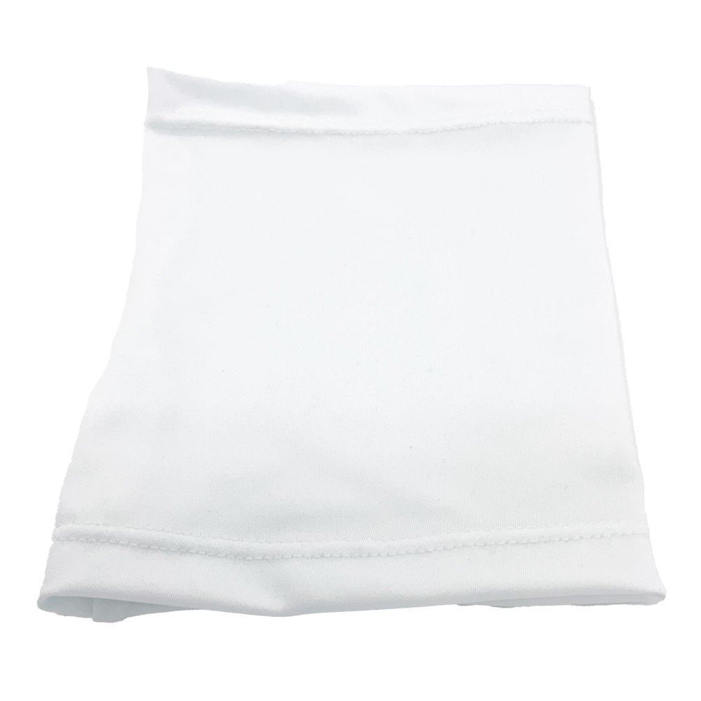 7.5"- 8" Long approx Short Picc Line Arm SLEEVE Cover for Chemo, Diabetes Freestyle Libre, Lymes Disease (SOLID WHITE)