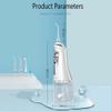 Water Flosser for Teeth Cleaning, Cordless Oral Irrigator, Ipx7 Waterproof Flosser, Plaque Removal, 6-Speed USB Charging 30 Days Home/travel view 2
