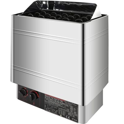 UIGJIOG Sauna Heater,3-9KW Dry Steam Bath Sauna Heater Stove 200V-240V with Internal Controller Electric Sauna Stove for Home Hotel Sauna Room Spa Shower Bath Sauna,3KW