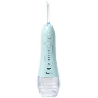 Water Flosser Cordless Teeth Cleaner, Professional Dental Water Oral Irrigator for Braces Bridge, Ipx7 Waterproof and Diy Mode and 5 Nozzles, 300ml Removable Water Tank, Suitable for Family Travel