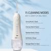 Water Flosser Cordless Teeth Cleaner, Professional Dental Water Oral Irrigator for Braces Bridge, Ipx7 Waterproof and Diy Mode and 5 Nozzles, 300ml Removable Water Tank, Suitable for Family Travel view 4