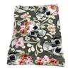 7.5"-8' Long approx Short Picc Line Arm SLEEVE Cover for Chemo, Diabetes Freestyle Libre, Lymes Disease (SKULLS & ROSES GREY) view 1