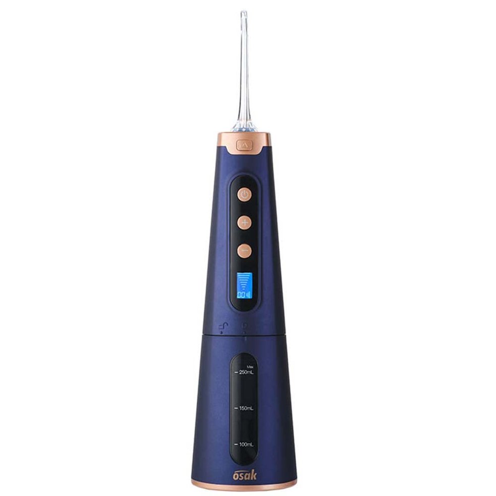 Water Flosser for Teeth Cleaning, Cordless Oral Irrigator, IPX7 Waterproof Flosser, Plaque Removal, 8-speed USB Charging 7 Days Home/travel