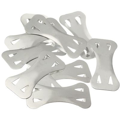 120 PCS Bandage Clips, Elastic Bandage Clips Stretch Metal Clasps for Various Types Bandages, Replaceable Wrap Fastener Clips, Latex-Free (Silver)