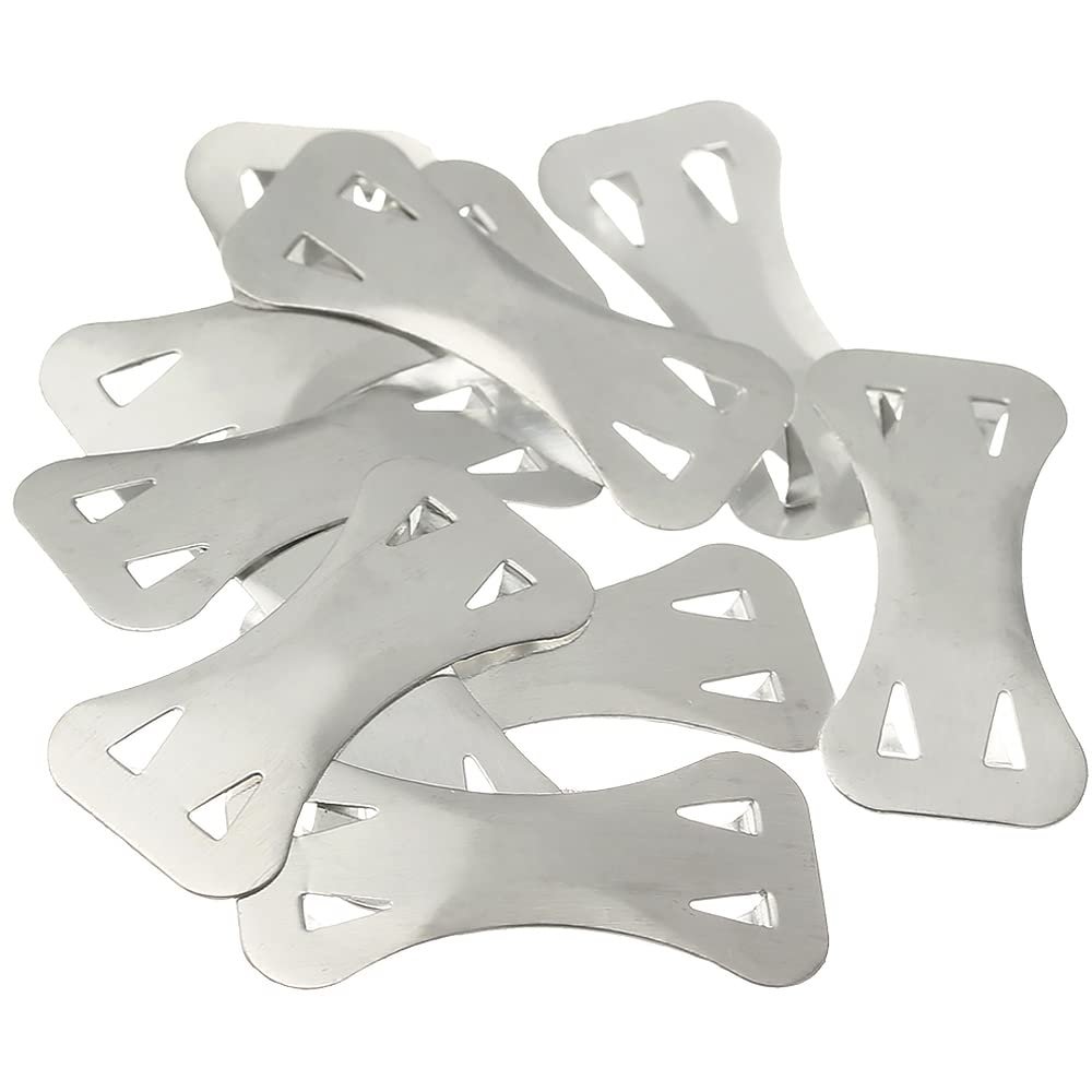 120 PCS Bandage Clips, Elastic Bandage Clips Stretch Metal Clasps for Various Types Bandages, Replaceable Wrap Fastener Clips, Latex-Free (Silver)