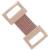 120 PCS Bandage Clips, Elastic Bandage Clips Stretch Metal Clasps for Various Types Bandages, Replaceable Wrap Fastener Clips, Latex-Free (Coffee) view 2